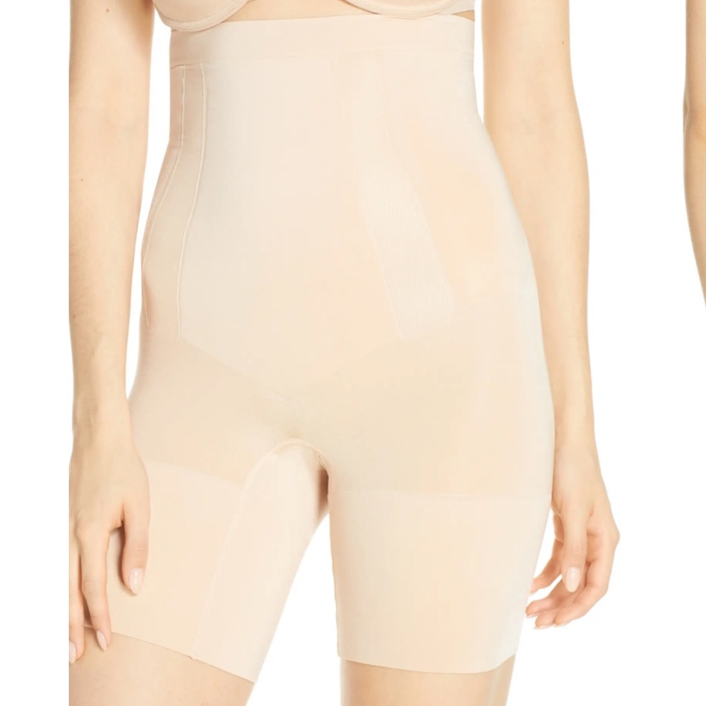SPANX OnCore High Waist Mid Thigh Shaper Shorts
